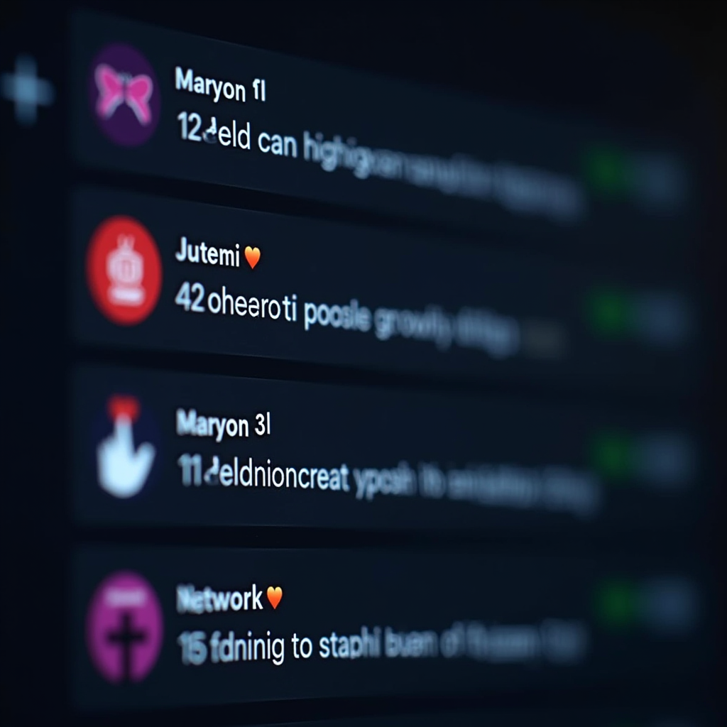 Vibrant Discord server screenshot showing multiple channels for gaming, mental health support, career advice, and social chat, with active conversations and supportive emoji reactions